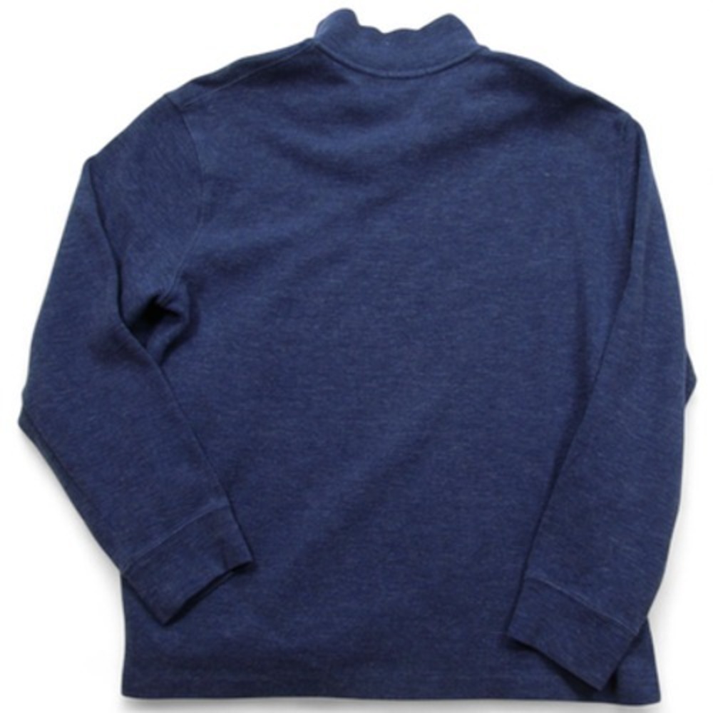 Polo Ralph Lauren Sweater Mens XL Blue Quarter Zip Pullover Red Pony Logo Casual - Picture 8 of 8